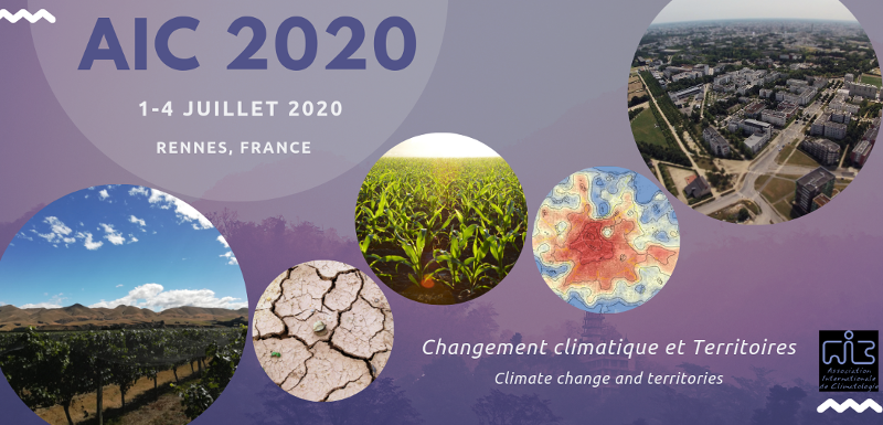 33° Colóquio Anual da Association Internationale de Climatologie – AIC (Rennes, França)