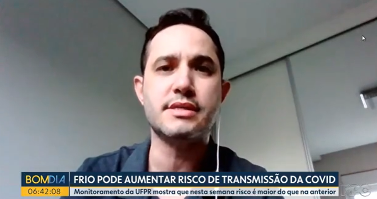 Reportagem: “Frio pode aumentar risco de transmissão da Covid-19, alertam especialistas” (RPC/Globoplay)